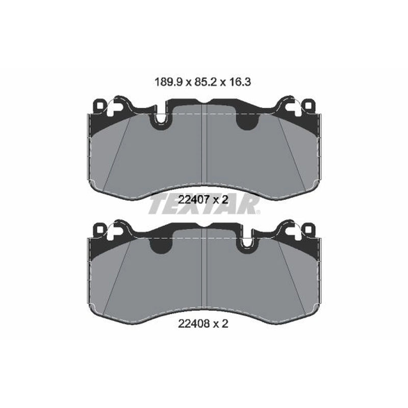 Textar Front Brake Pad Set 2240701