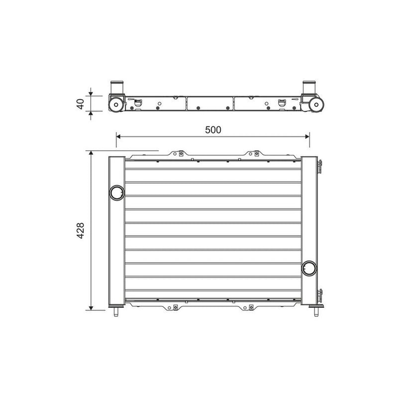 Valeo Air Conditioning Condenser 822710