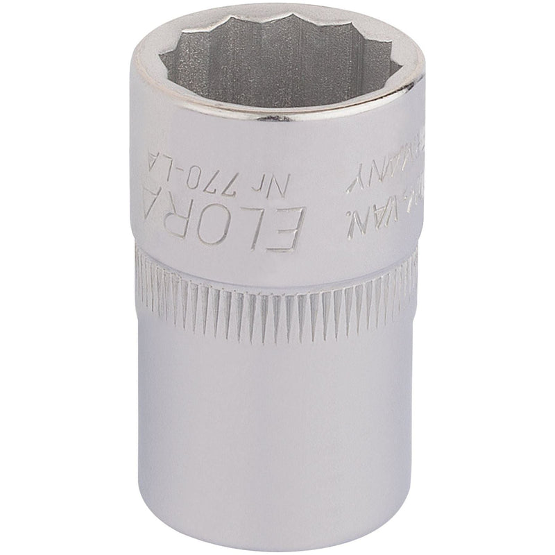 Draper Elora Bi-Hexagon Socket, 1/2" Sq. Dr., 11/16" 24400 Draper  - Town Parts