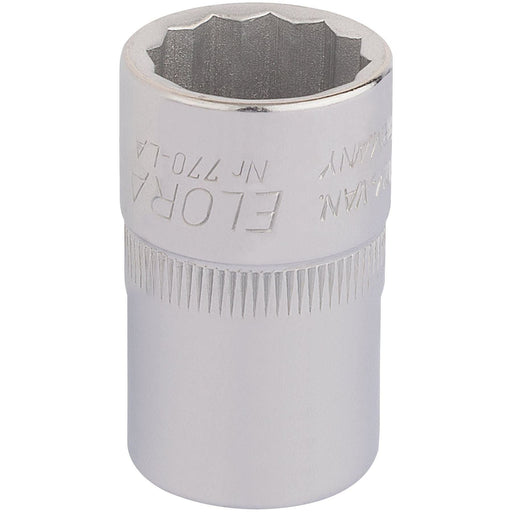 Draper Elora Bi-Hexagon Socket, 1/2" Sq. Dr., 11/16" 24400 Draper  - Town Parts