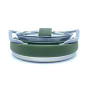 Wolf Outdoors EzyStow Collapsible Kettle 1L Olive Green - Wolf Outdoors - Van Life Living