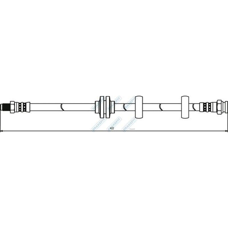 Apec Brake Hydraulic Hose Line Front BHO4060