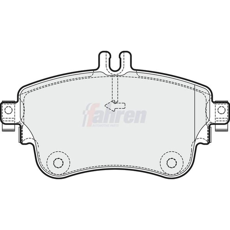 Fahren Front Brake Pad Set fits Mercedes-Benz A-Class 2012-2018