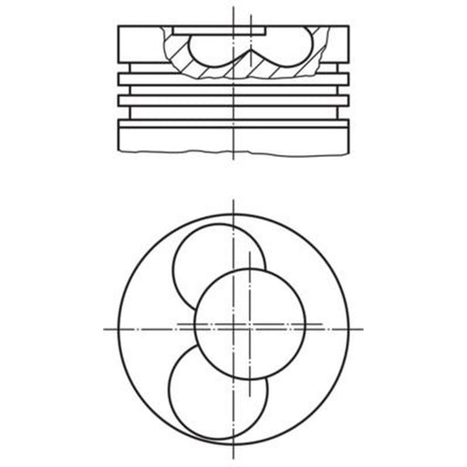 Mahle Piston Cylinder Bore = 79mm 030 96 00