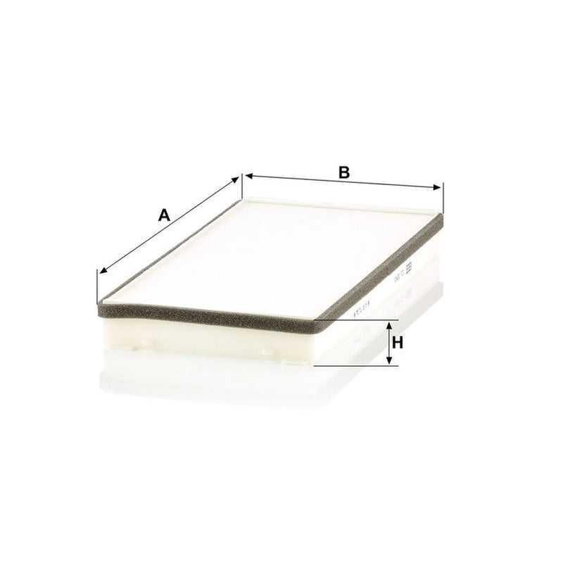 MANN-FILTER Cabin Air Filter (Pollen Filter) Eng.compart. passe CU 3340