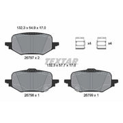 Textar Rear Brake Pad Set 2679701