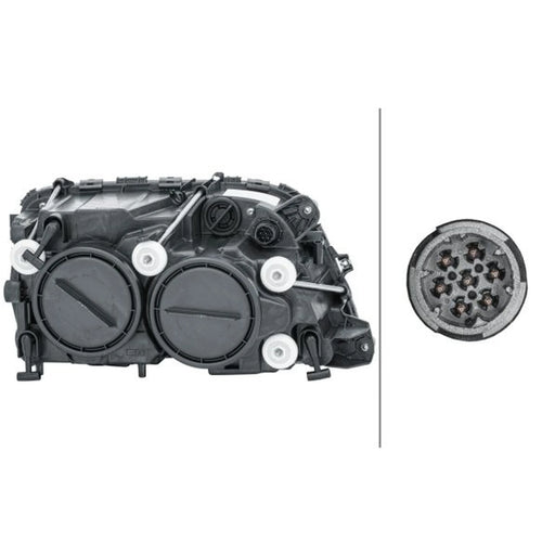 Hella Headlight Headlamp H7/H1 Left 1EH 009 513-031