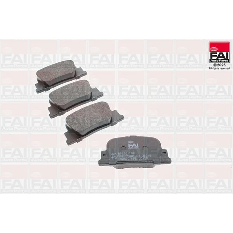 FAI Rear Brake Pad Set BP640