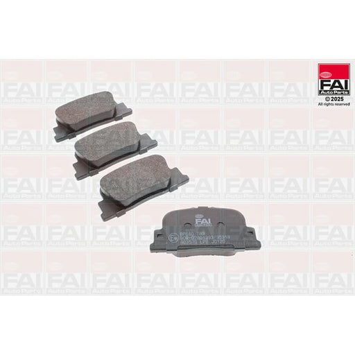 FAI Rear Brake Pad Set BP640