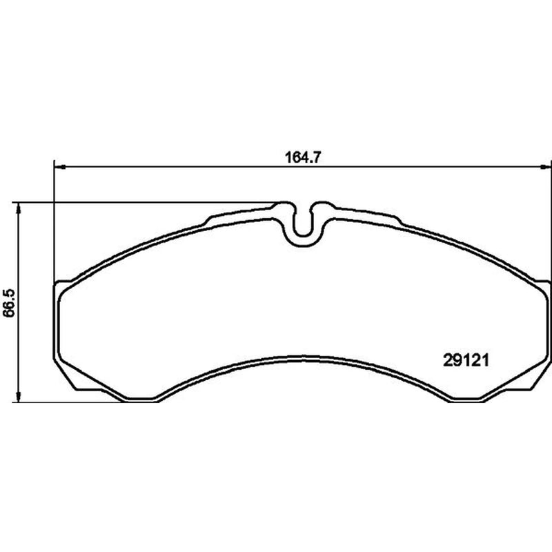 Mintex Front Brake Pad Set MDB2571