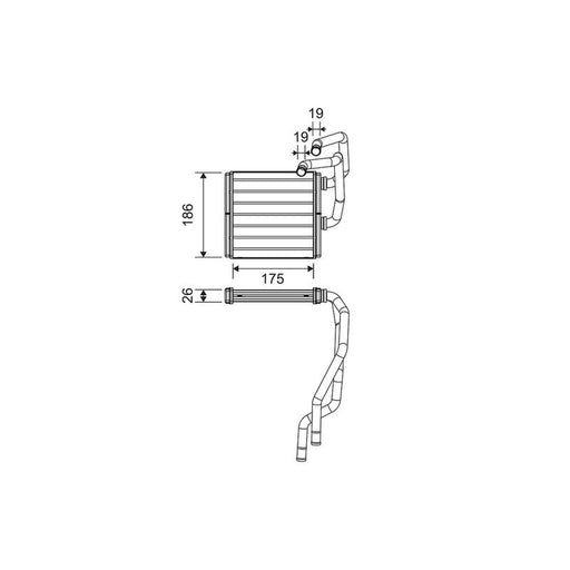 Valeo Heater Matrix Core Heat Exchanger 811511