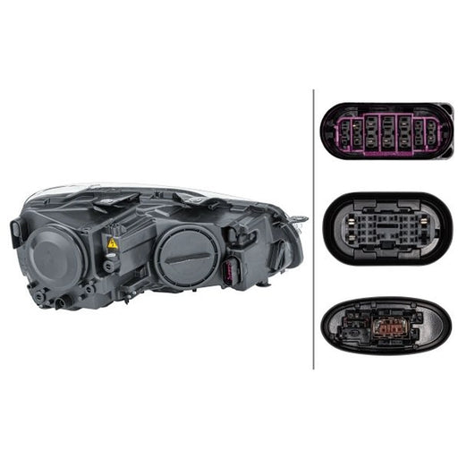 Hella Headlight Headlamp W5W Left 1ZS 009 902-771