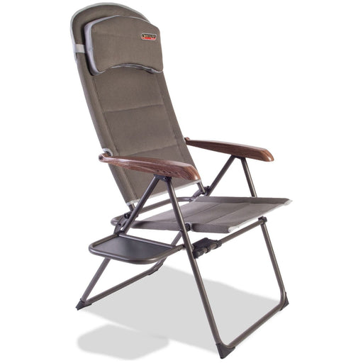 Naples Pro Recline Camping Chair with side table F1321 - Quest - Van Life Living