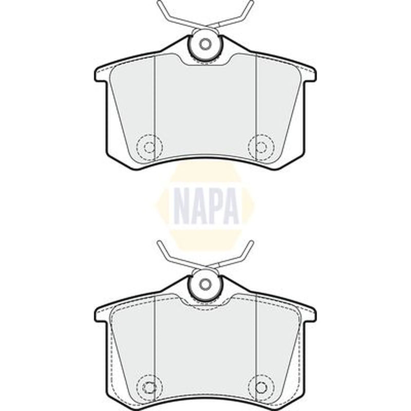 NAPA Rear Brake Pad Set NBP1712