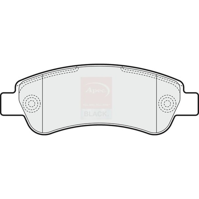 Apec Rear Brake Pad Set PAD1589B