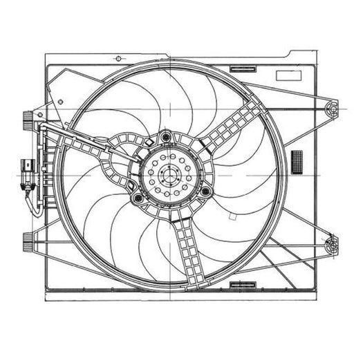 NRF Engine Cooling Fan 47655