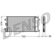Denso Air Conditioning Condenser DCN09042