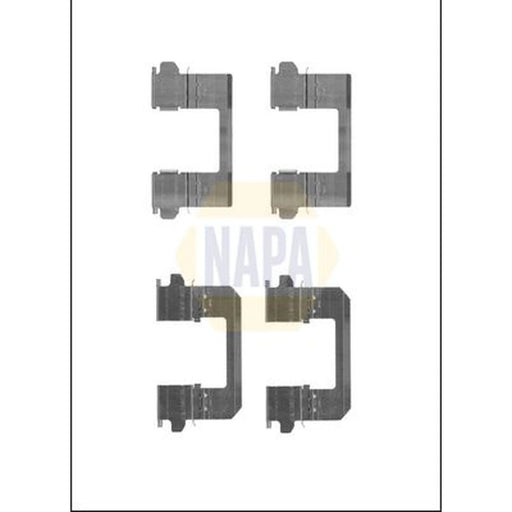 NAPA Brake Pad Accessory Fitting Kit Front NFK1131