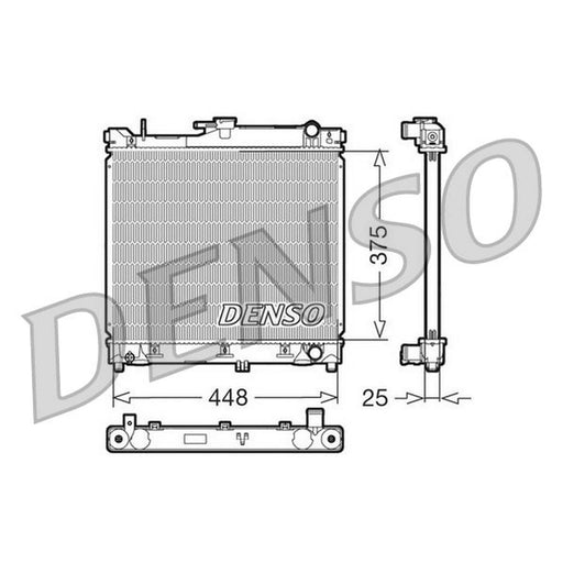 Denso Engine Radiator DRM47014