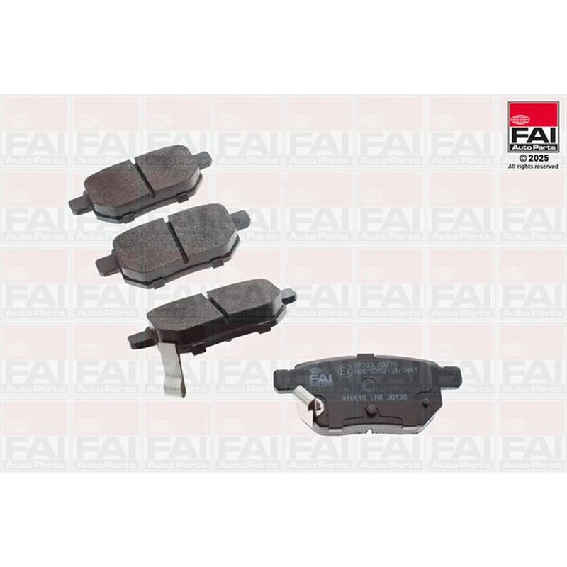 FAI Rear Brake Pad Set BP333