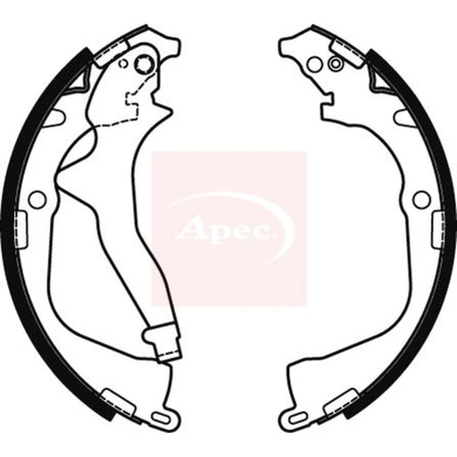 Apec Brake Shoe Set Axle Kit SHU806