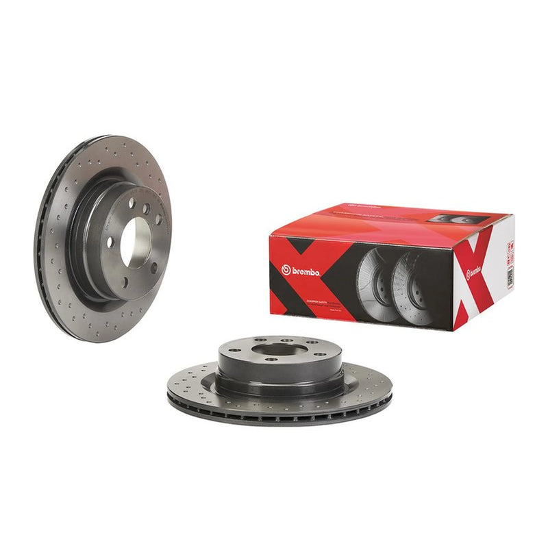 Brembo Xtra 2 x Perforated/Vented Rear Brake Discs 09.9793.2X-x2