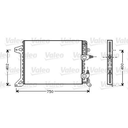 Valeo Air Conditioning Condenser 818038
