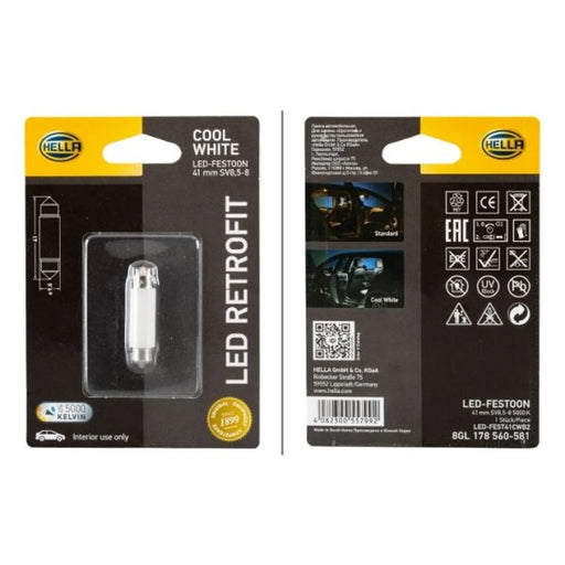 Hella Interior Courtesy Light Bulb SV8.5-8 12V 8GL 178 560-581
