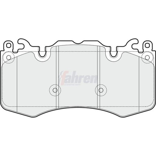 Fahren Front Brake Pad Set FBP3343