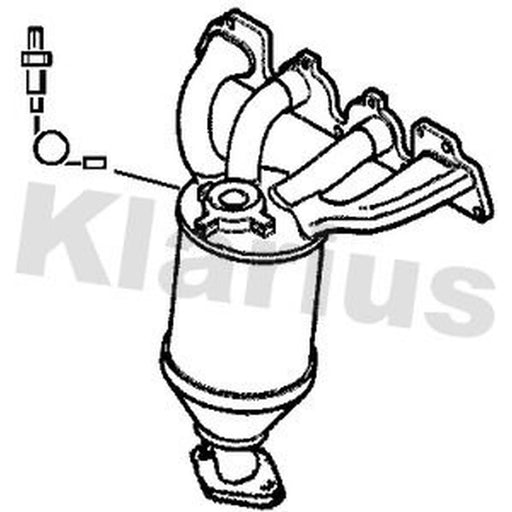 Klarius Catalyst Type Approved With Pipe 322409
