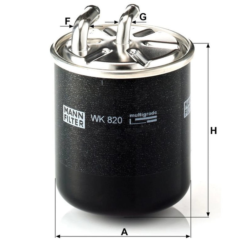 MANN-FILTER Fuel Filter Element WK 820