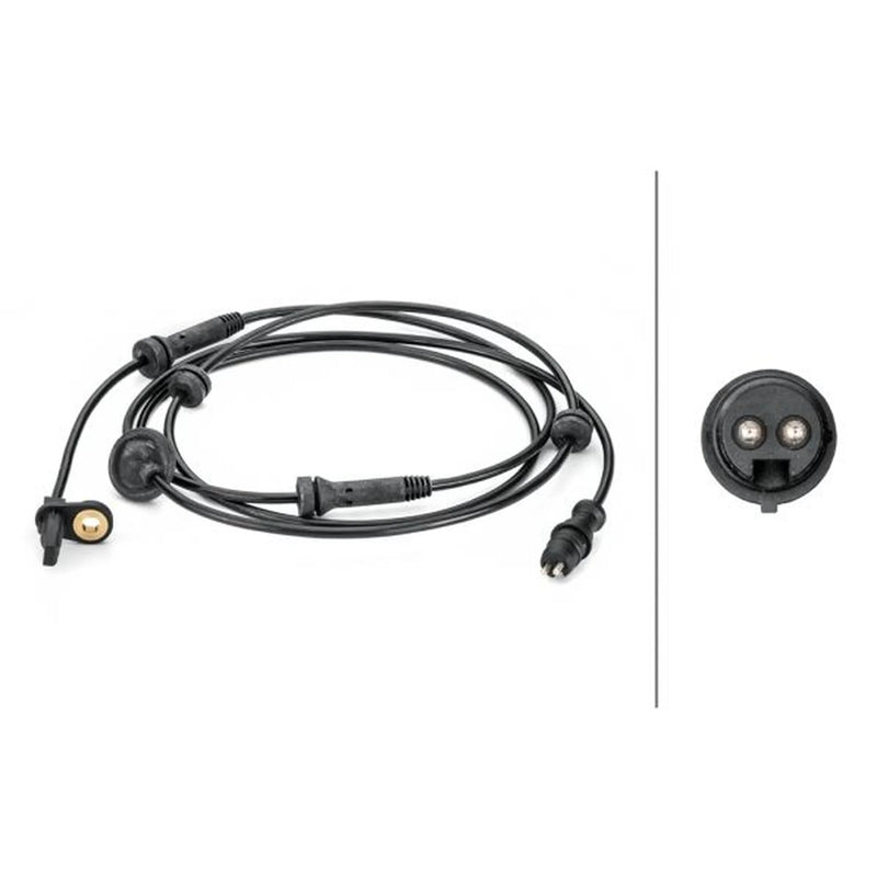Hella ABS Wheel Speed Sensor Rear 6PU 012 806-401