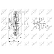 NRF Radiator Fan Clutch 49604
