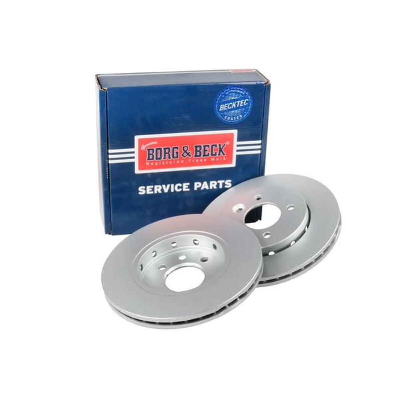 Borg & Beck 2 x Vented Front Brake Discs BBD5446-x2
