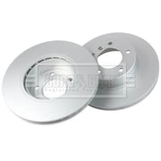 Borg & Beck 2 x Vented Front Brake Discs BBD4471-x2