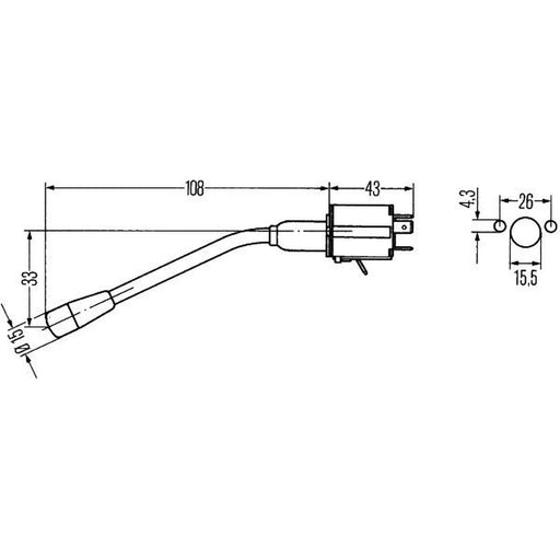 Hella Indicator Stalk Switch 6BA 001 539-001