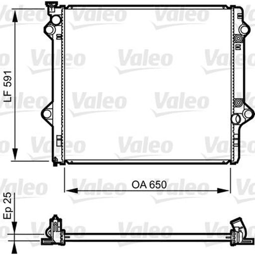 Valeo Engine Radiator 735568