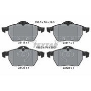 Textar Front Brake Pad Set 2311701