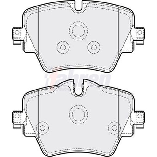 Fahren Front Brake Pad Set FBP3766