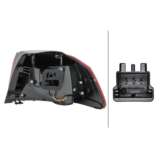 Hella Tail Light / Lamp WY21W Left 2SD 010 408-071