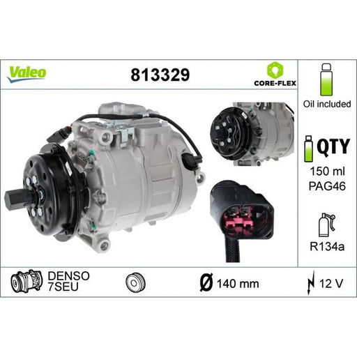 Valeo Air Conditioning Compressor 813329