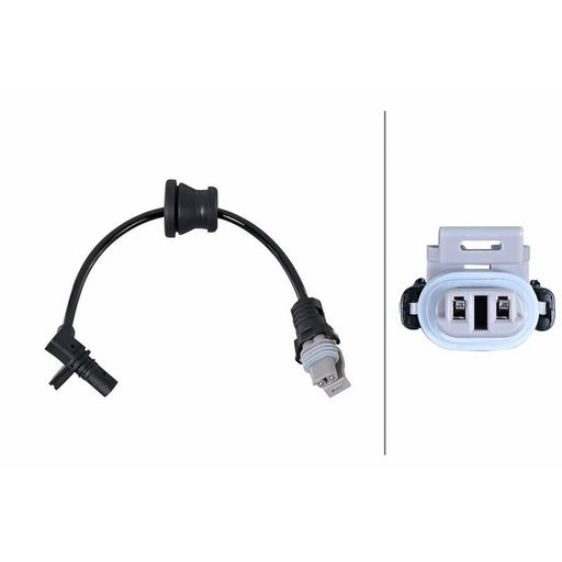 Hella ABS Wheel Speed Sensor Rear 6PU 358 252-061