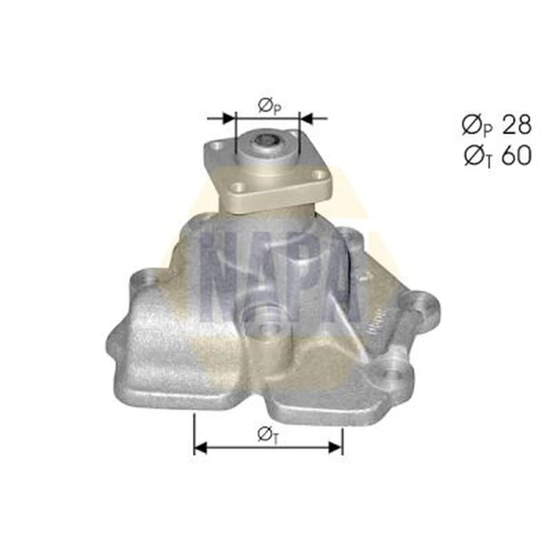NAPA Engine Cooling Water Pump NWP1177