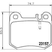 Mintex Rear Brake Pad Set MDB2112