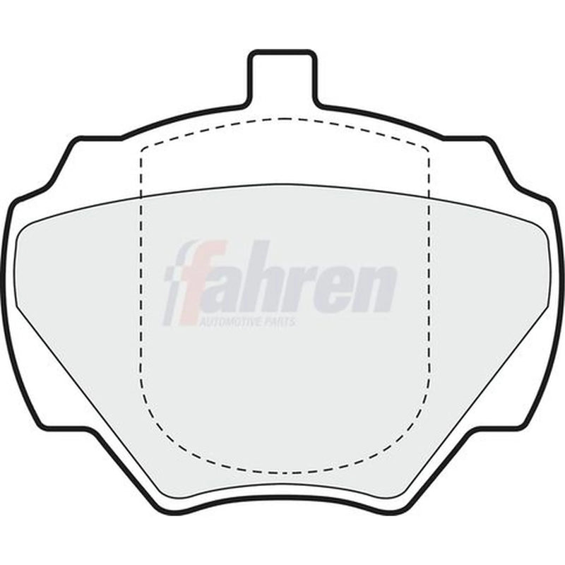 Fahren Rear Brake Pad Set fits Land Rover Defender 1990-2016 2.5 3.5 3.9