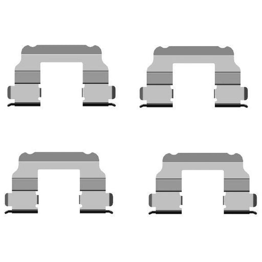 Textar Brake Pad Accessory Fitting Kit Rear 82075500