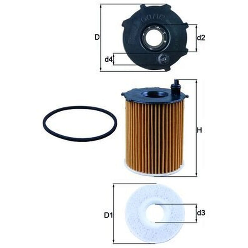 Mahle Engine Oil Filter OX 171/2D