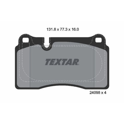 Textar Rear Brake Pad Set 2409803