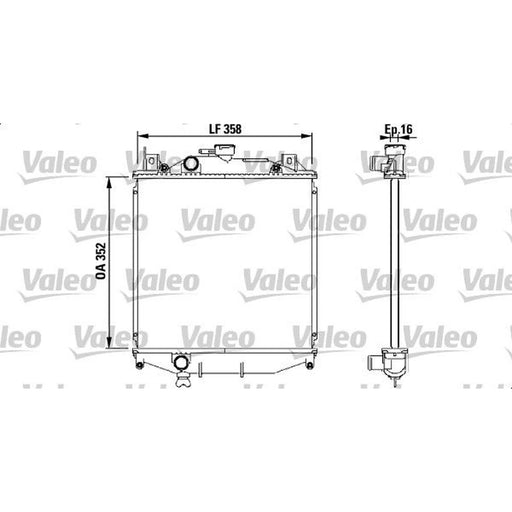 Valeo Engine Radiator 731828