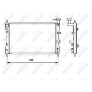 NRF Engine Radiator 53464
